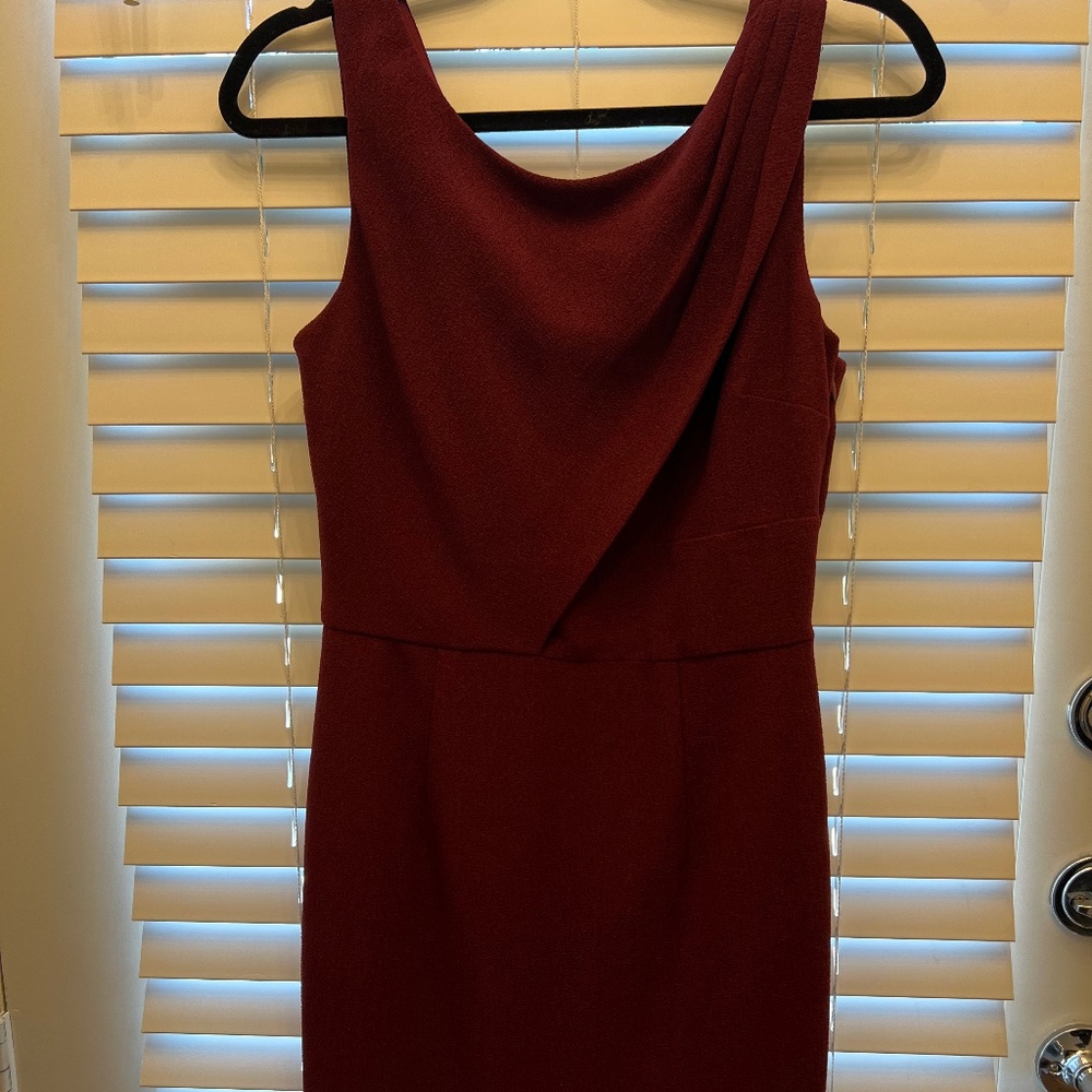 Burgundy White House/Black Market dress